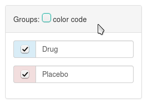 color code groups